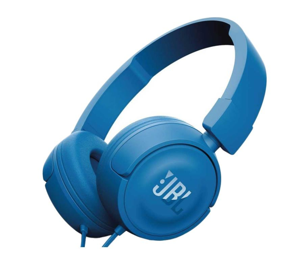 JBL Sluchawki Nauszne T450 Niebieskie - 340792 - zdjęcie